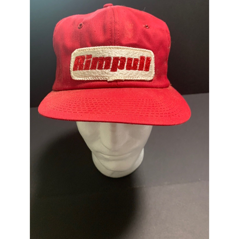 Vintage Rimpull Red K-Brand Snapback Hat USA‎ K-Products